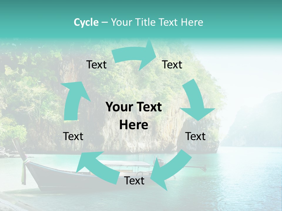 Tourism Asian Sand PowerPoint Template