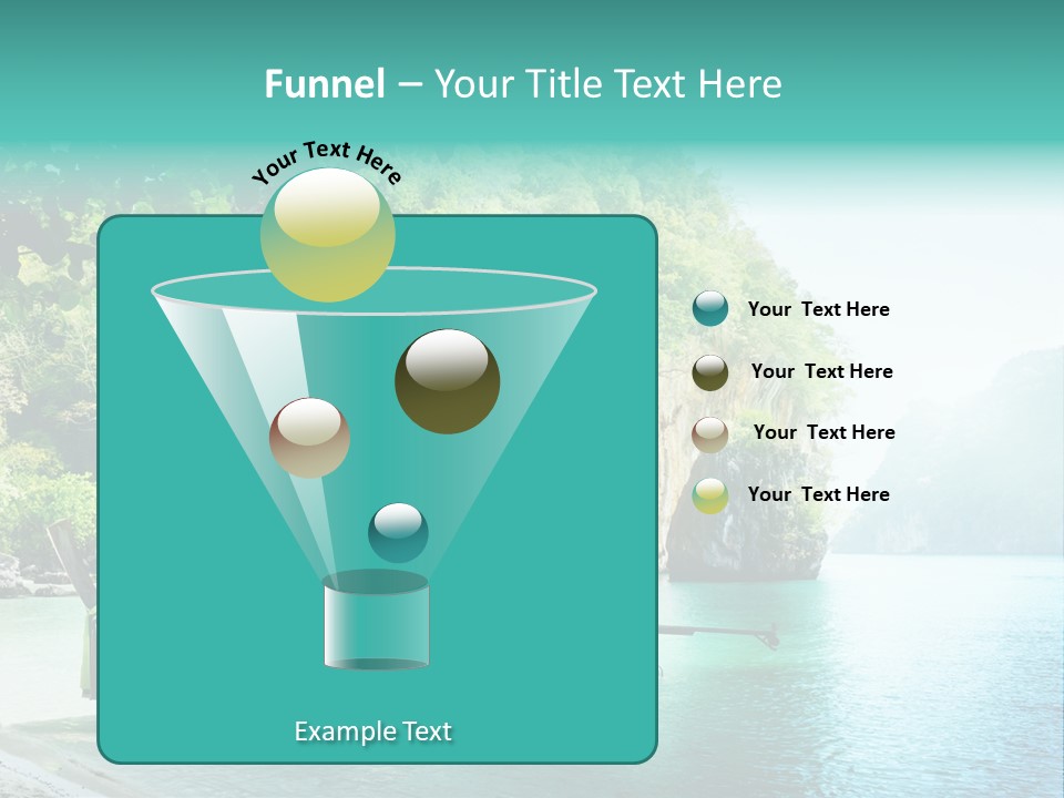 Tourism Asian Sand PowerPoint Template