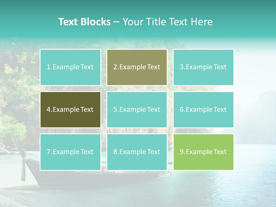 Tourism Asian Sand PowerPoint Template