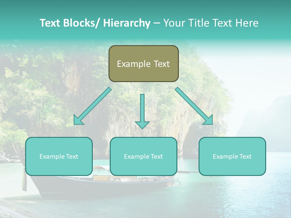 Tourism Asian Sand PowerPoint Template