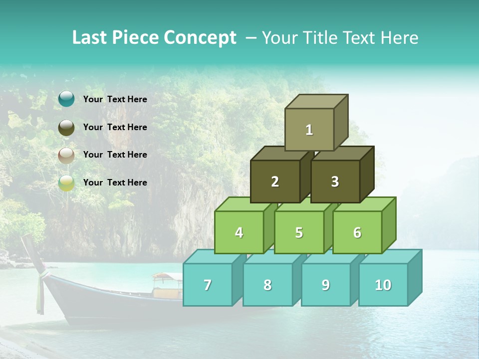 Tourism Asian Sand PowerPoint Template