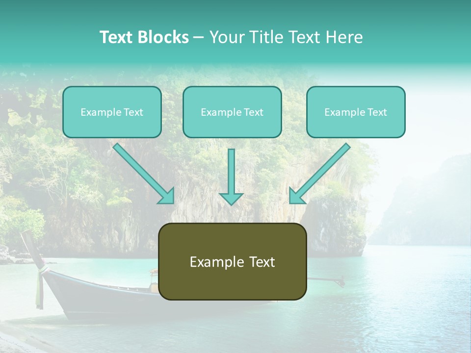 Tourism Asian Sand PowerPoint Template