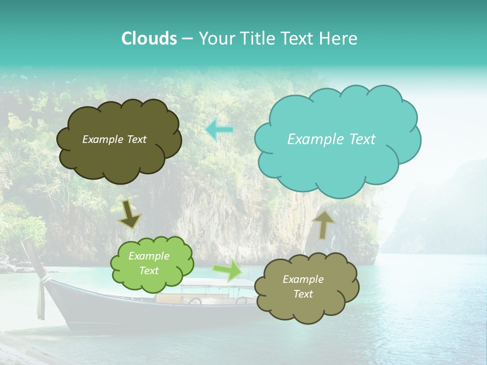 Tourism Asian Sand PowerPoint Template