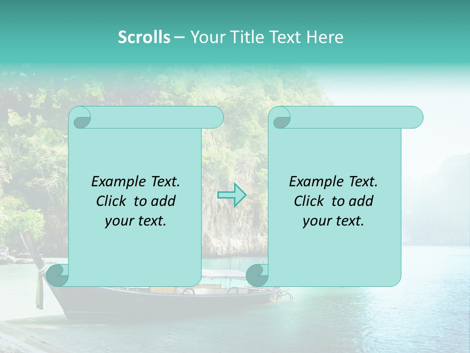 Tourism Asian Sand PowerPoint Template