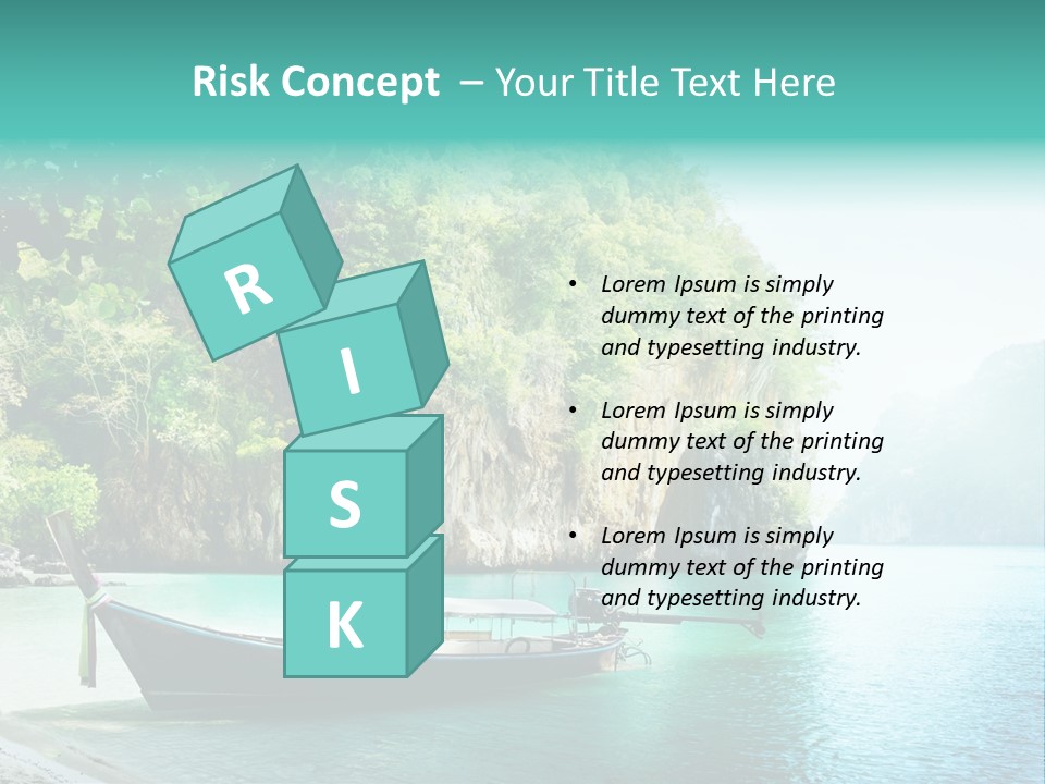 Tourism Asian Sand PowerPoint Template