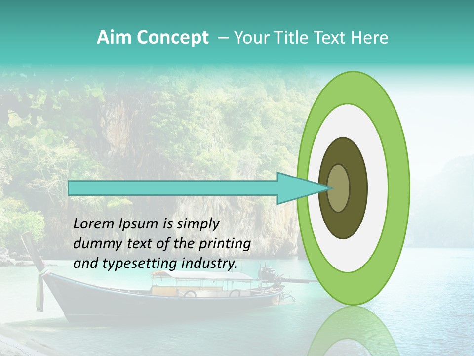 Tourism Asian Sand PowerPoint Template