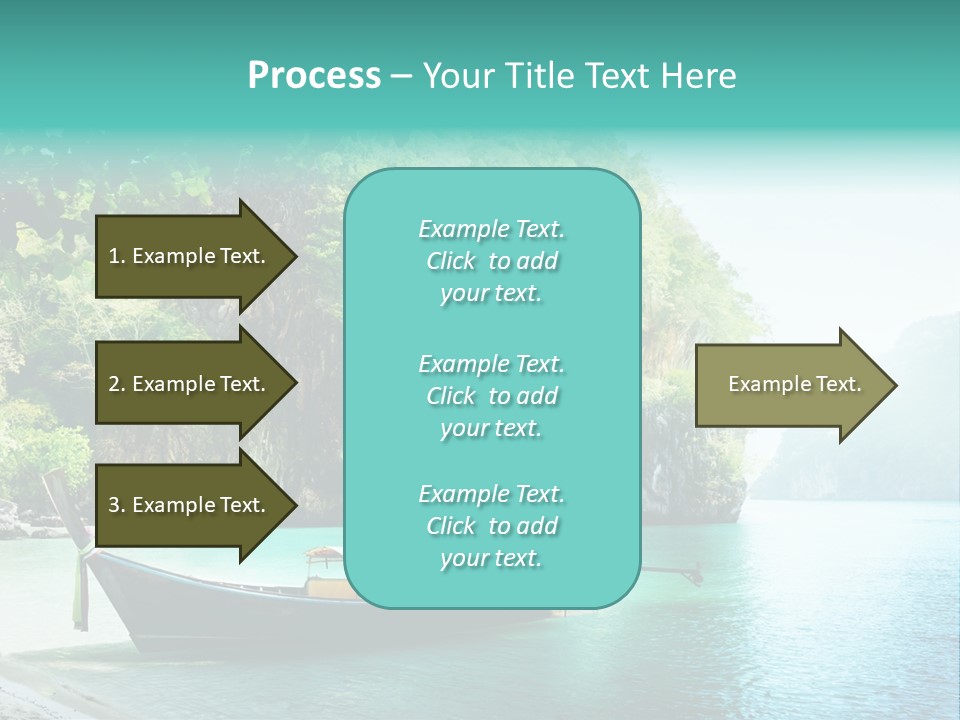 Tourism Asian Sand PowerPoint Template