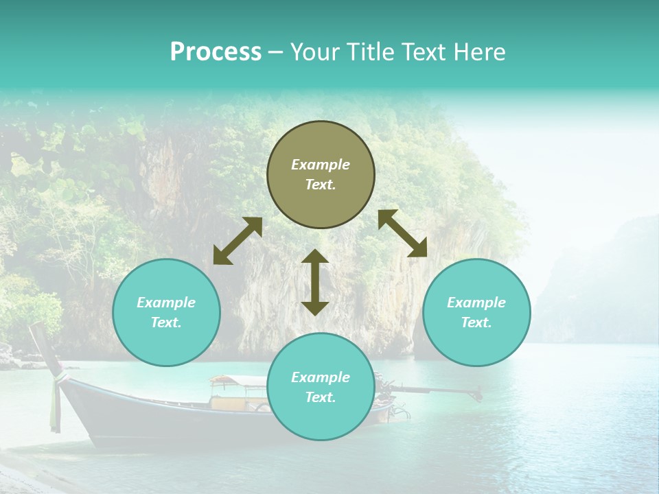 Tourism Asian Sand PowerPoint Template