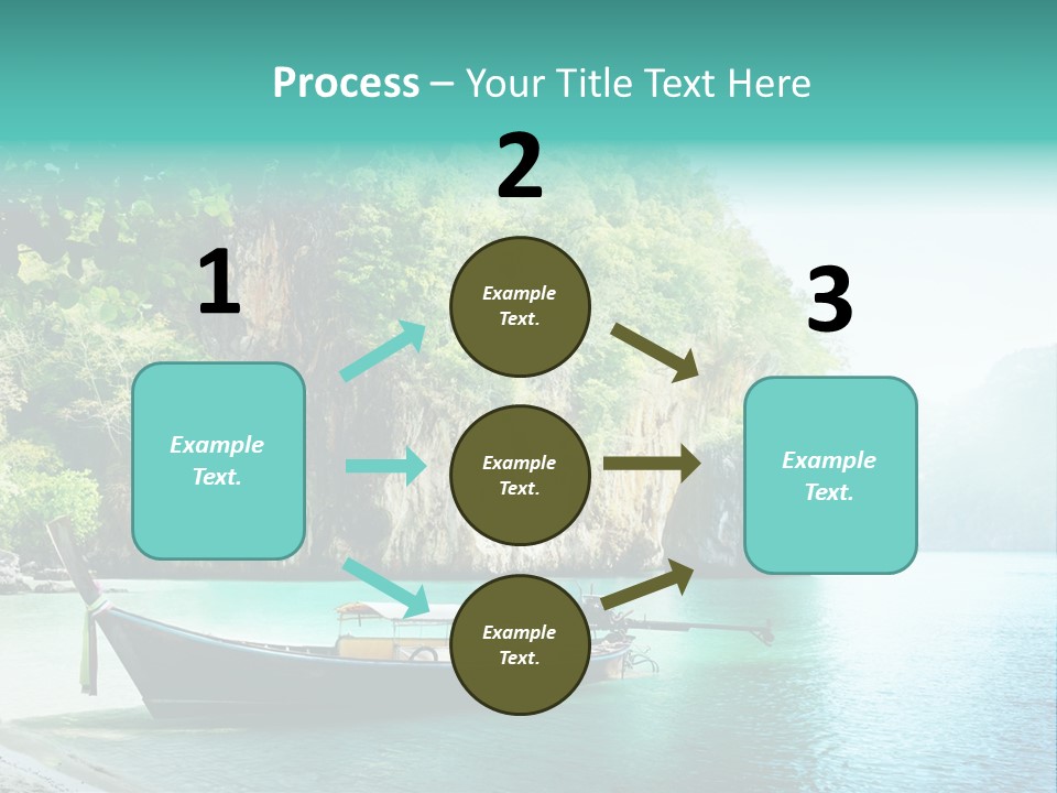 Tourism Asian Sand PowerPoint Template