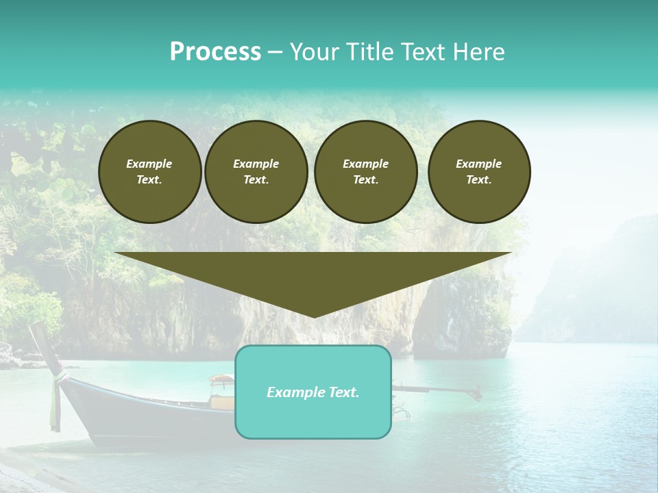 Tourism Asian Sand PowerPoint Template