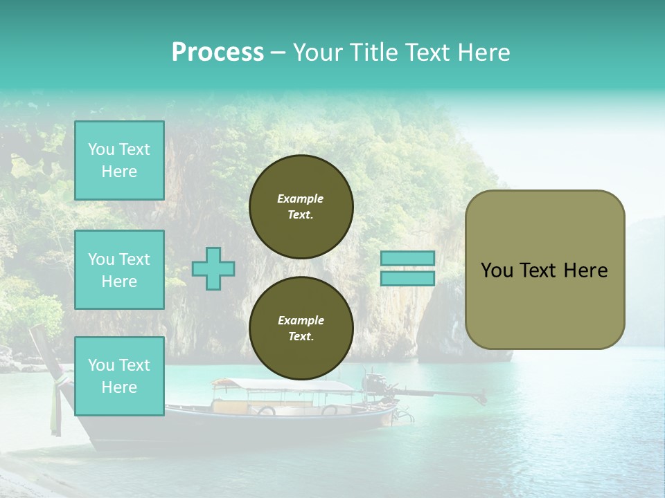 Tourism Asian Sand PowerPoint Template