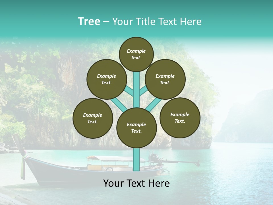 Tourism Asian Sand PowerPoint Template