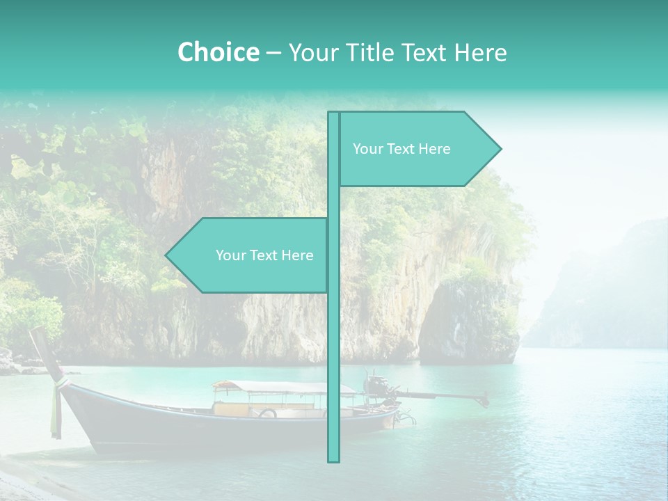 Tourism Asian Sand PowerPoint Template