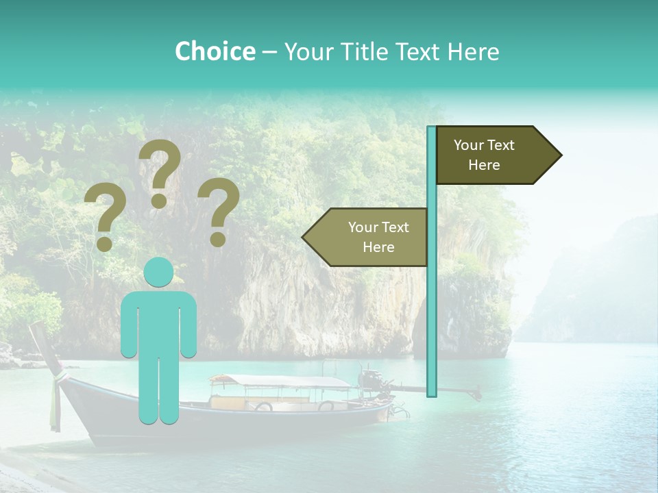 Tourism Asian Sand PowerPoint Template