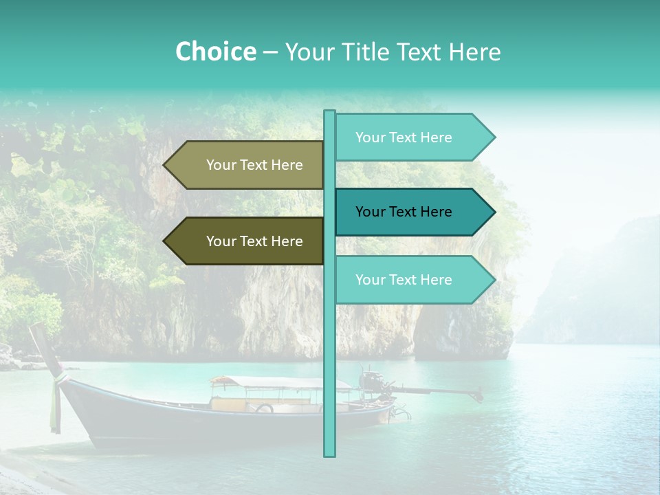 Tourism Asian Sand PowerPoint Template