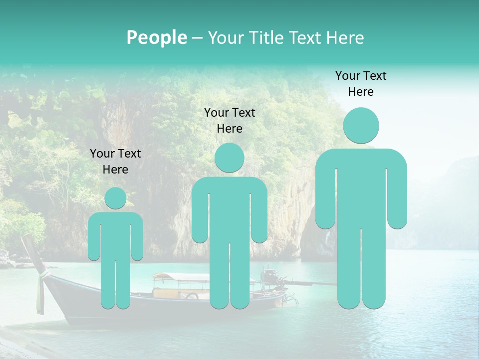 Tourism Asian Sand PowerPoint Template