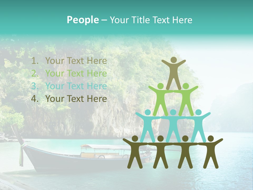 Tourism Asian Sand PowerPoint Template