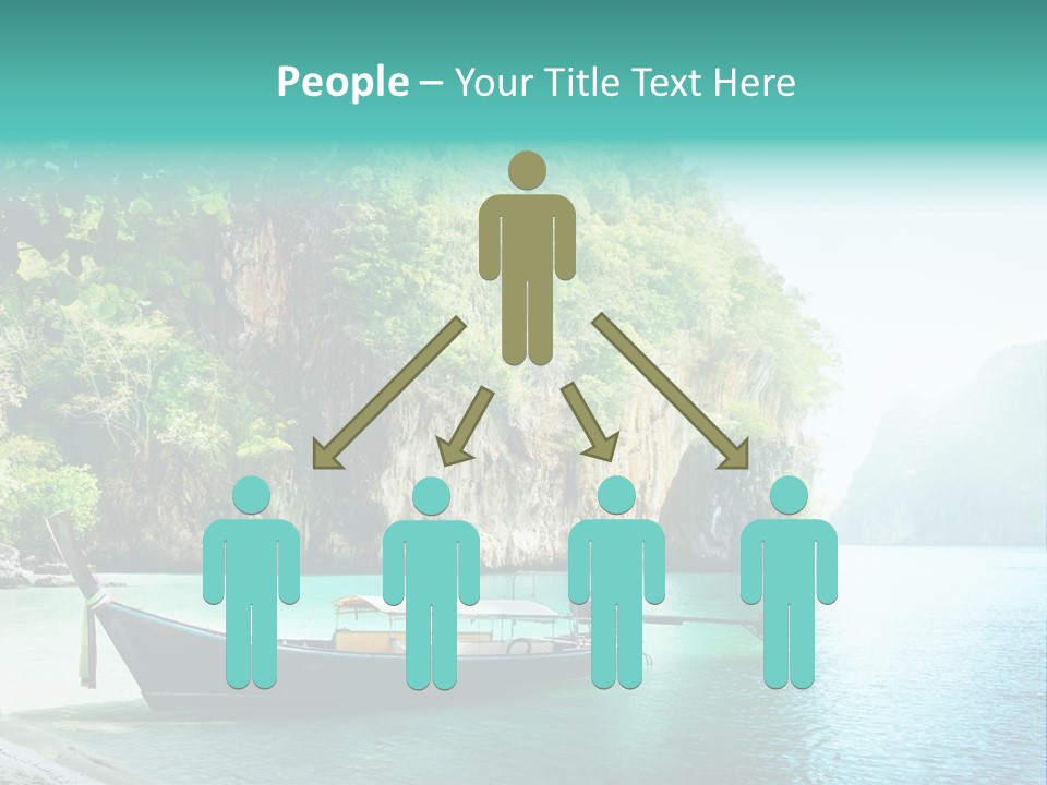 Tourism Asian Sand PowerPoint Template