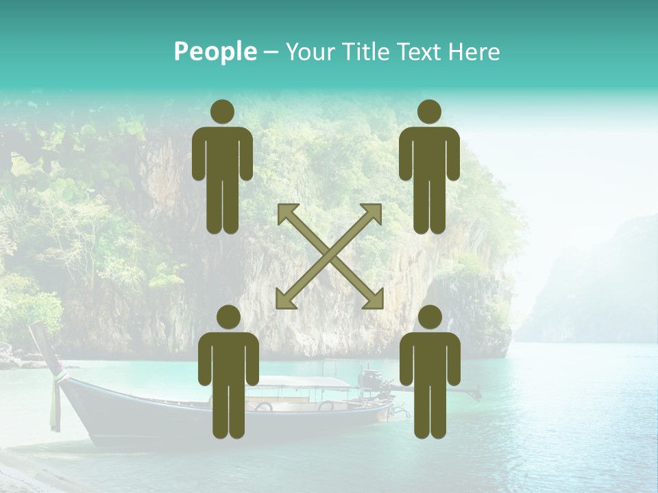 Tourism Asian Sand PowerPoint Template