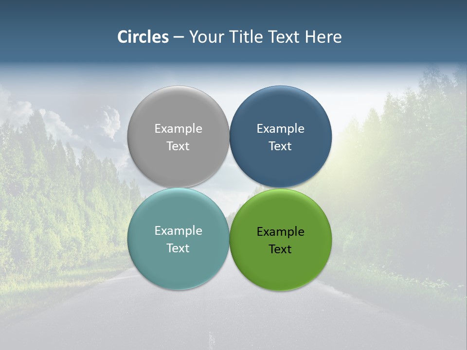 Transport Horizon Destination PowerPoint Template