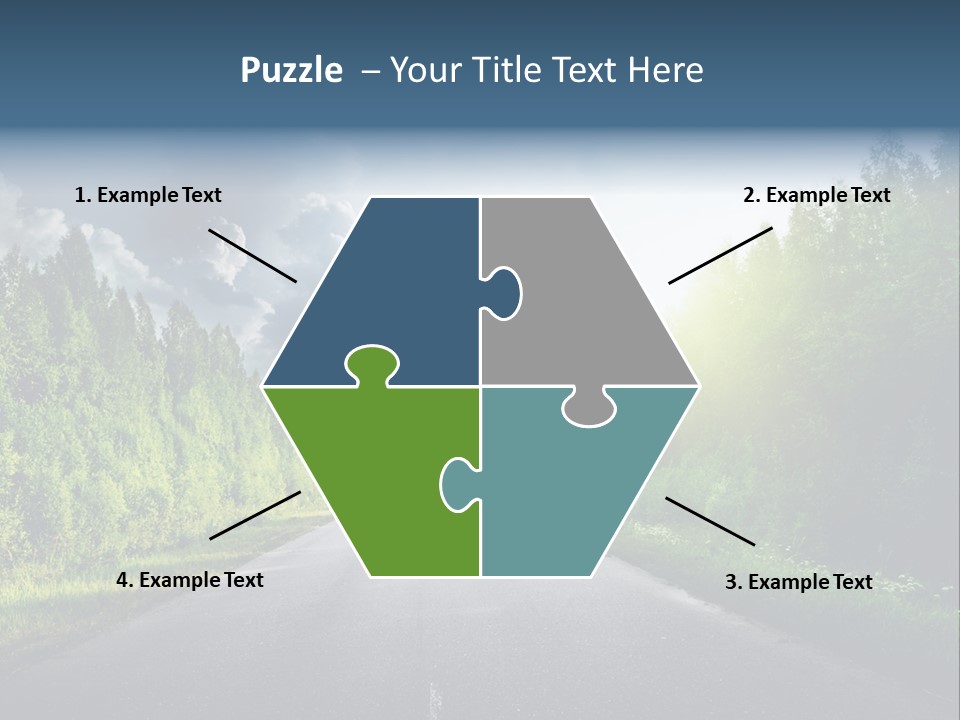 Transport Horizon Destination PowerPoint Template