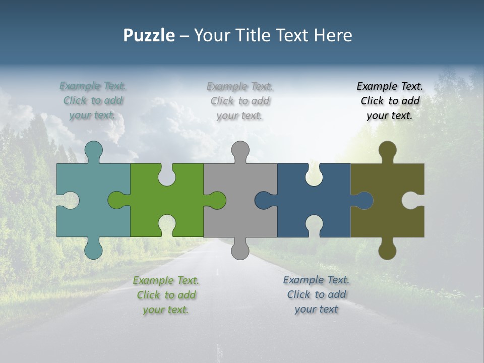 Transport Horizon Destination PowerPoint Template