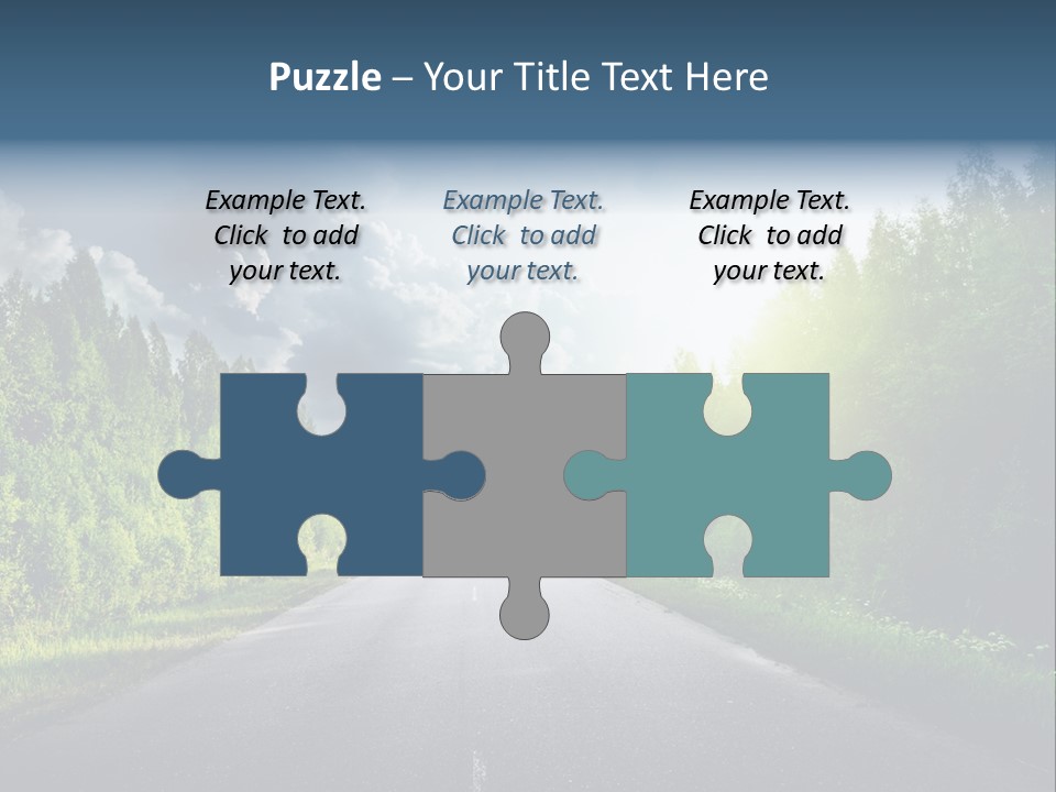 Transport Horizon Destination PowerPoint Template