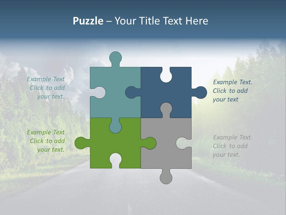 Transport Horizon Destination PowerPoint Template
