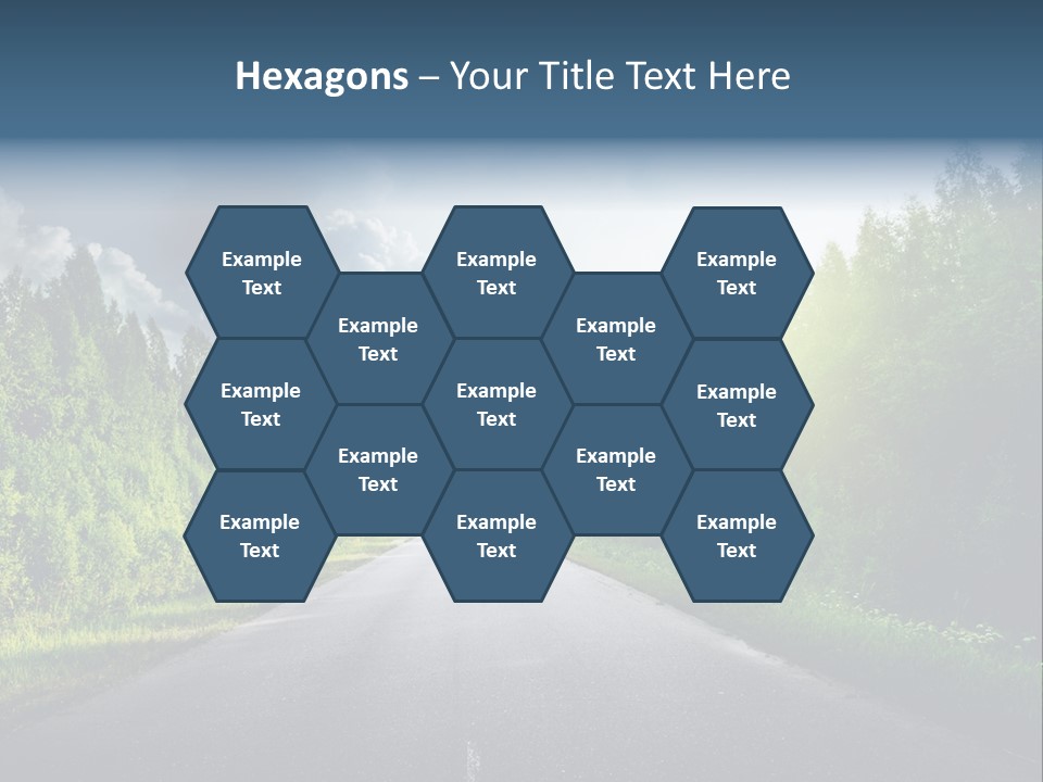 Transport Horizon Destination PowerPoint Template