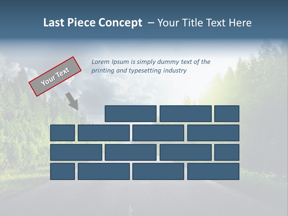 Transport Horizon Destination PowerPoint Template