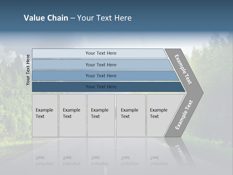 Transport Horizon Destination PowerPoint Template