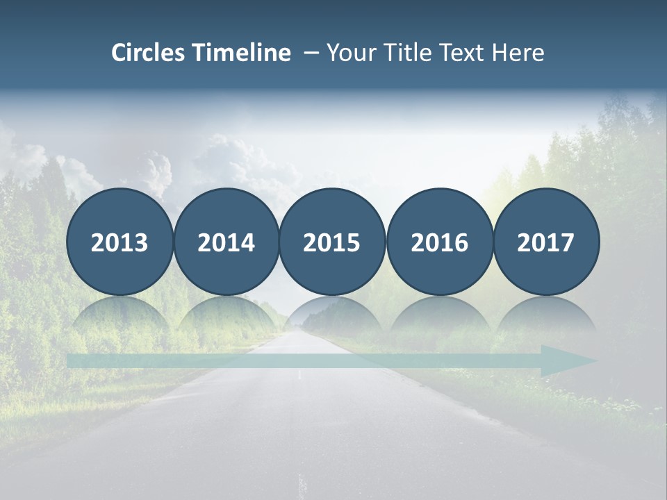 Transport Horizon Destination PowerPoint Template