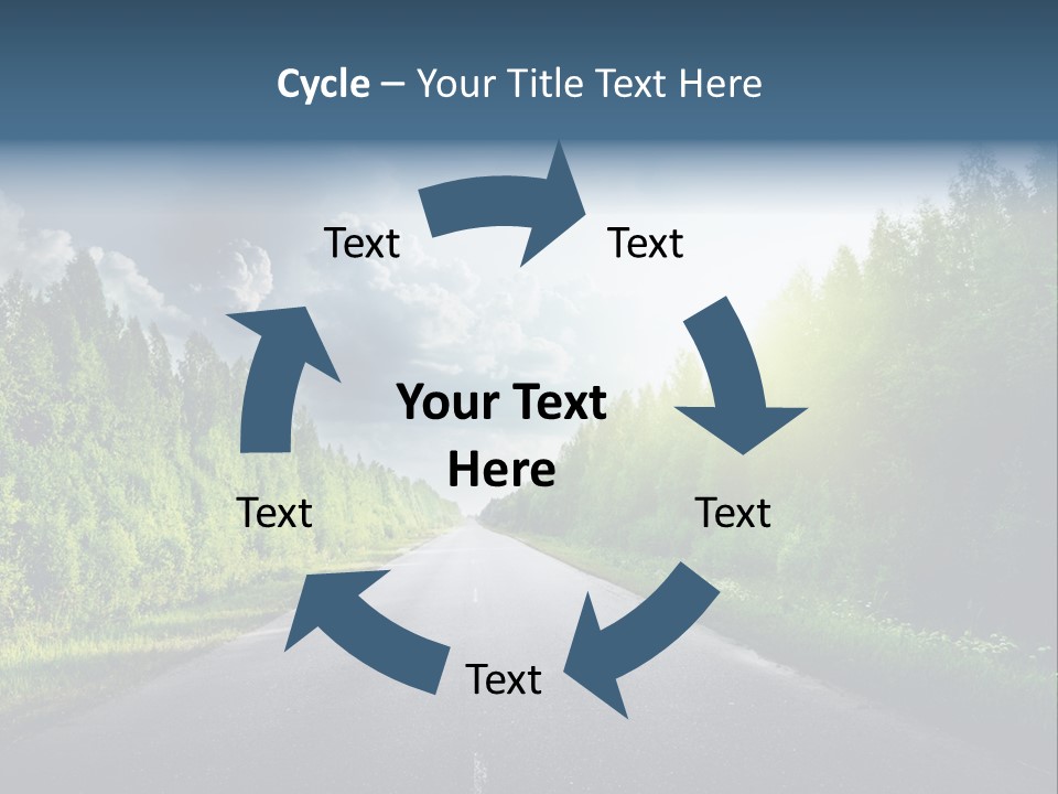 Transport Horizon Destination PowerPoint Template