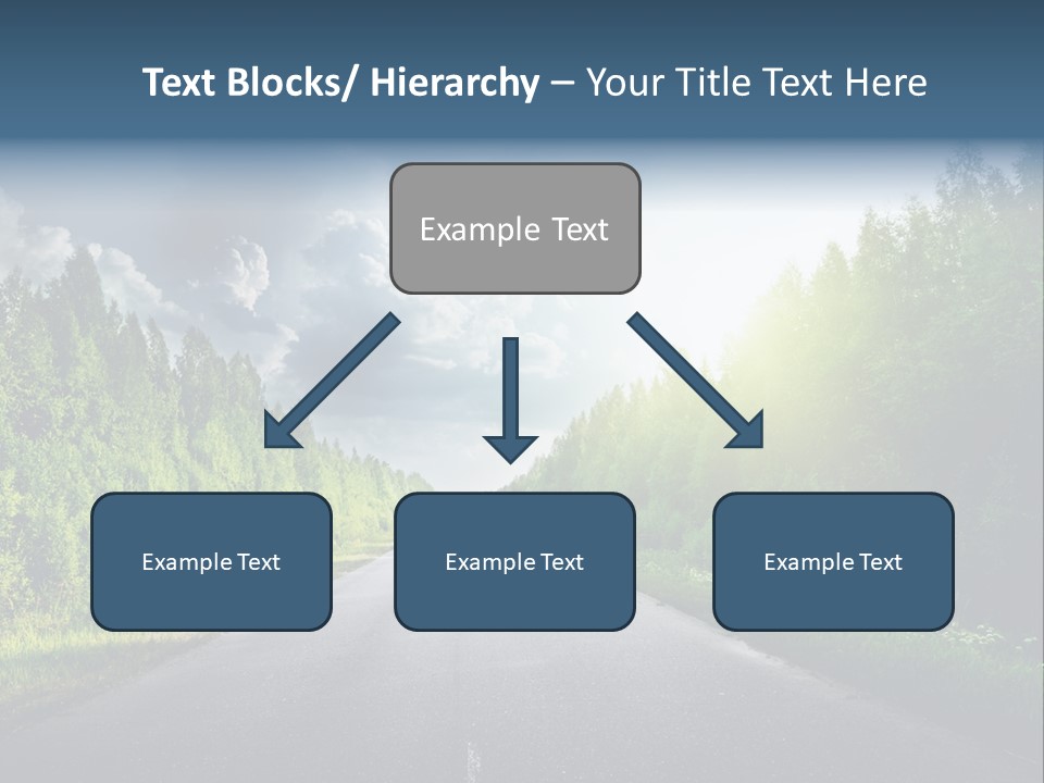 Transport Horizon Destination PowerPoint Template
