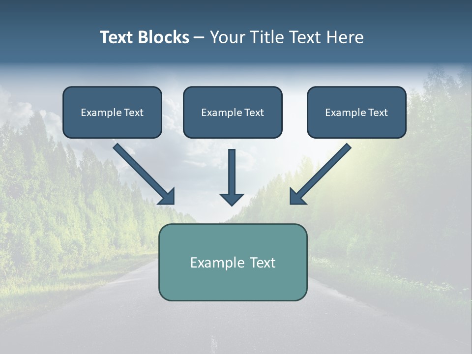 Transport Horizon Destination PowerPoint Template