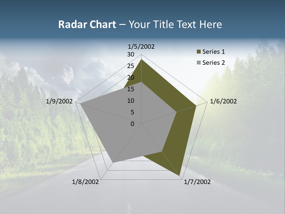 Transport Horizon Destination PowerPoint Template