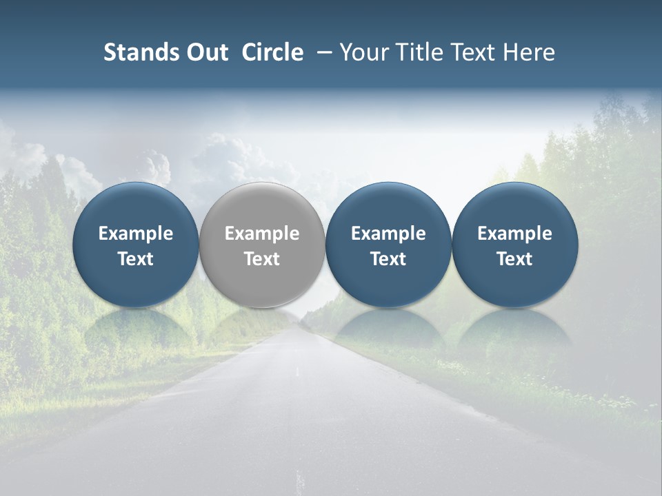 Transport Horizon Destination PowerPoint Template