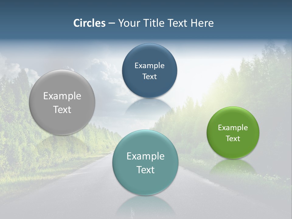 Transport Horizon Destination PowerPoint Template