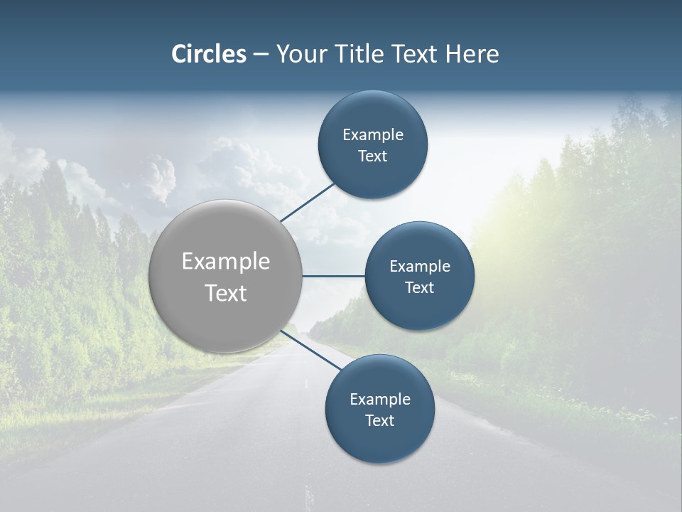 Transport Horizon Destination PowerPoint Template