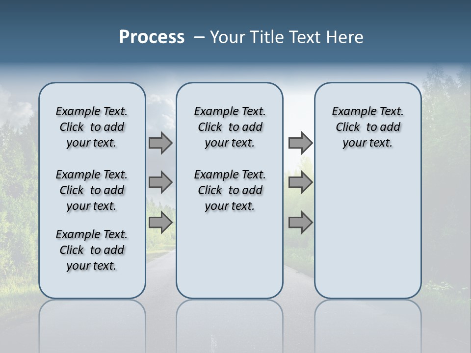 Transport Horizon Destination PowerPoint Template