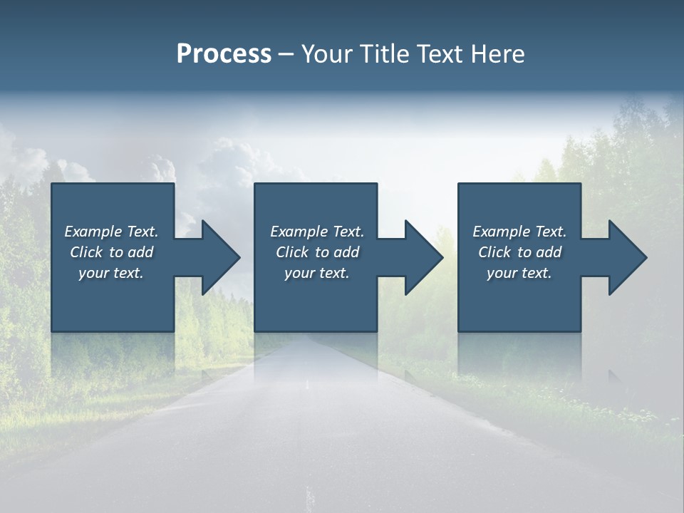 Transport Horizon Destination PowerPoint Template