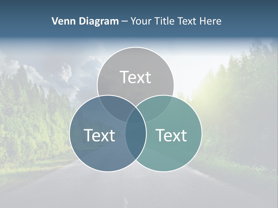 Transport Horizon Destination PowerPoint Template