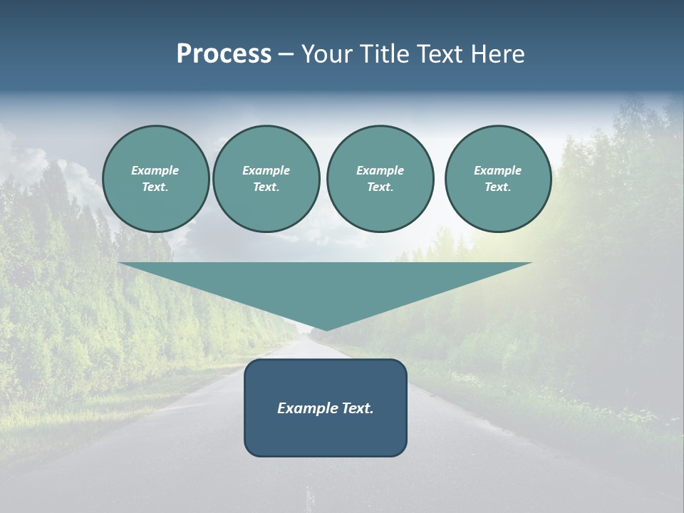 Transport Horizon Destination PowerPoint Template