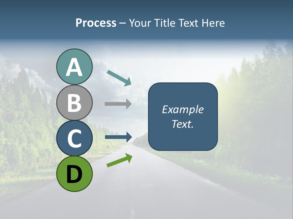 Transport Horizon Destination PowerPoint Template