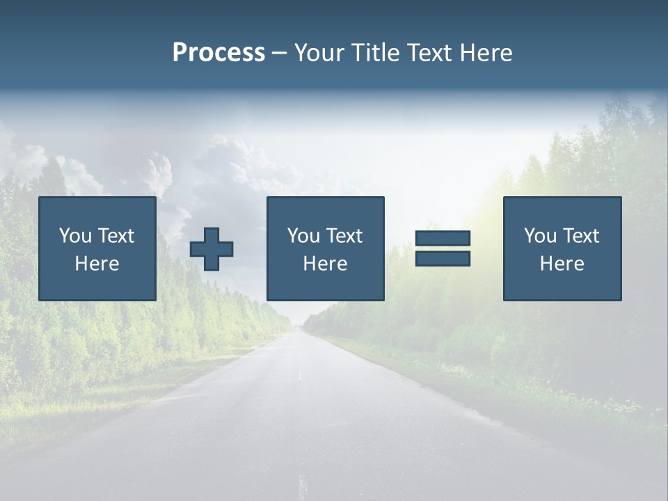 Transport Horizon Destination PowerPoint Template