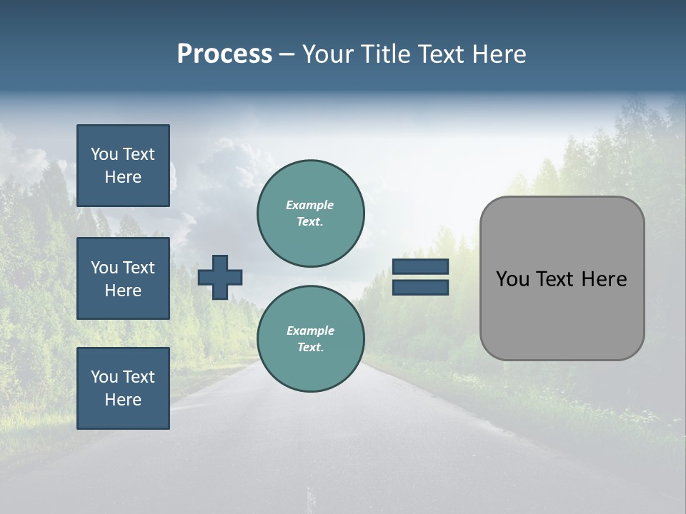 Transport Horizon Destination PowerPoint Template