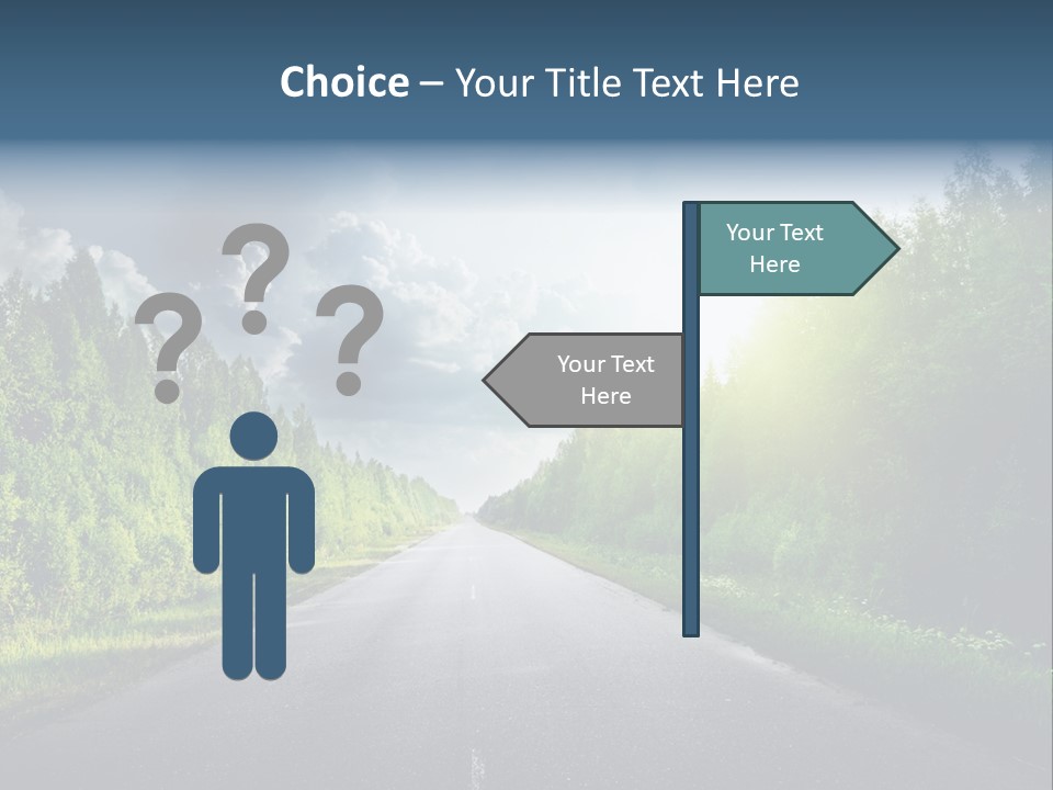 Transport Horizon Destination PowerPoint Template