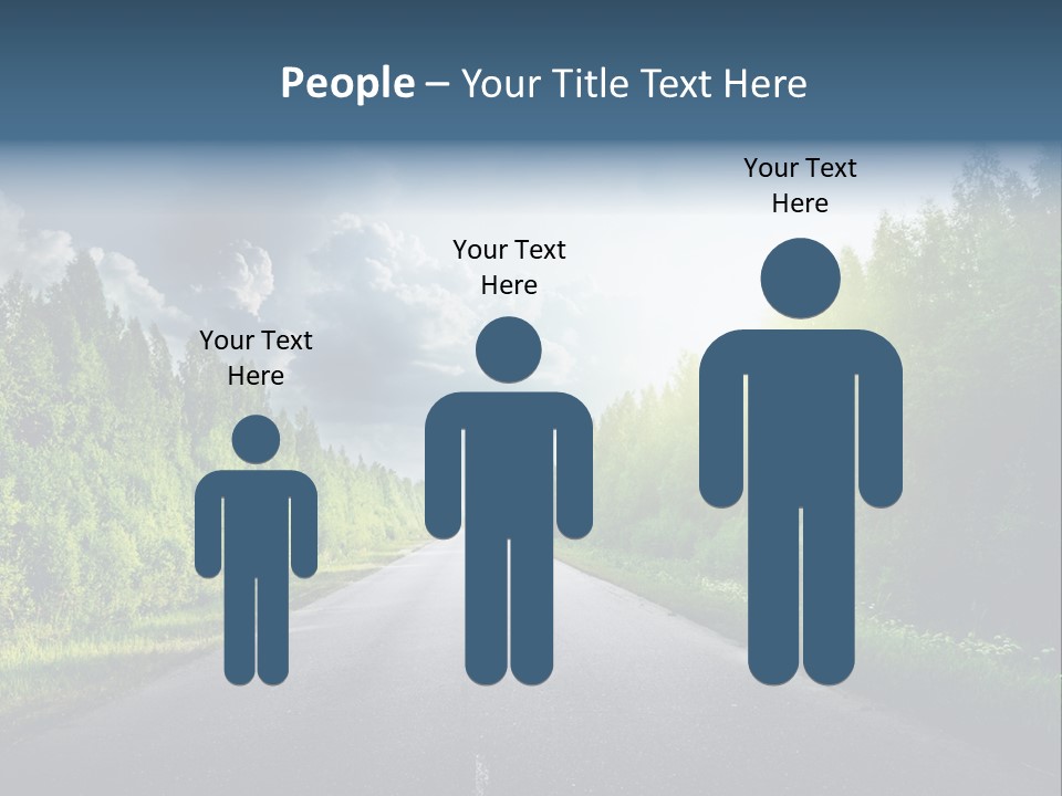 Transport Horizon Destination PowerPoint Template