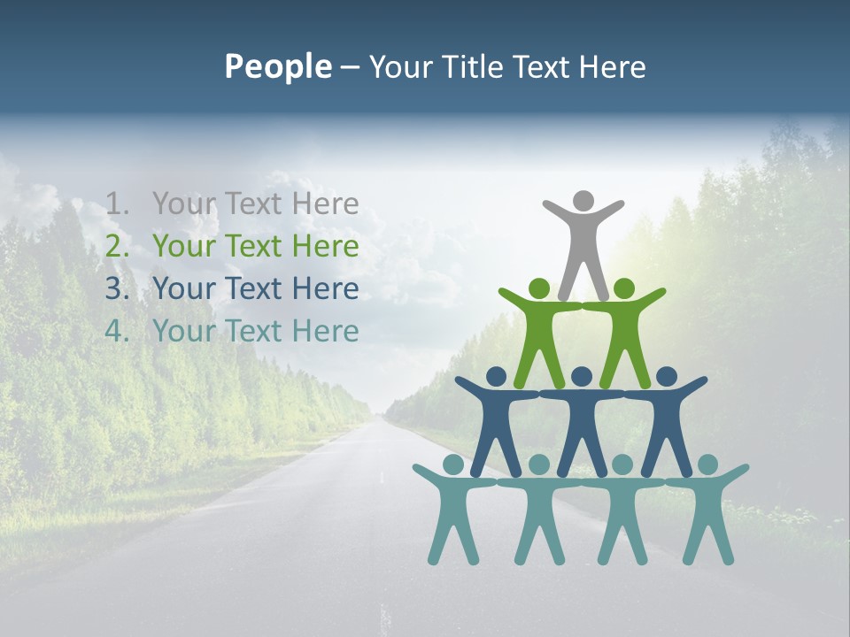 Transport Horizon Destination PowerPoint Template