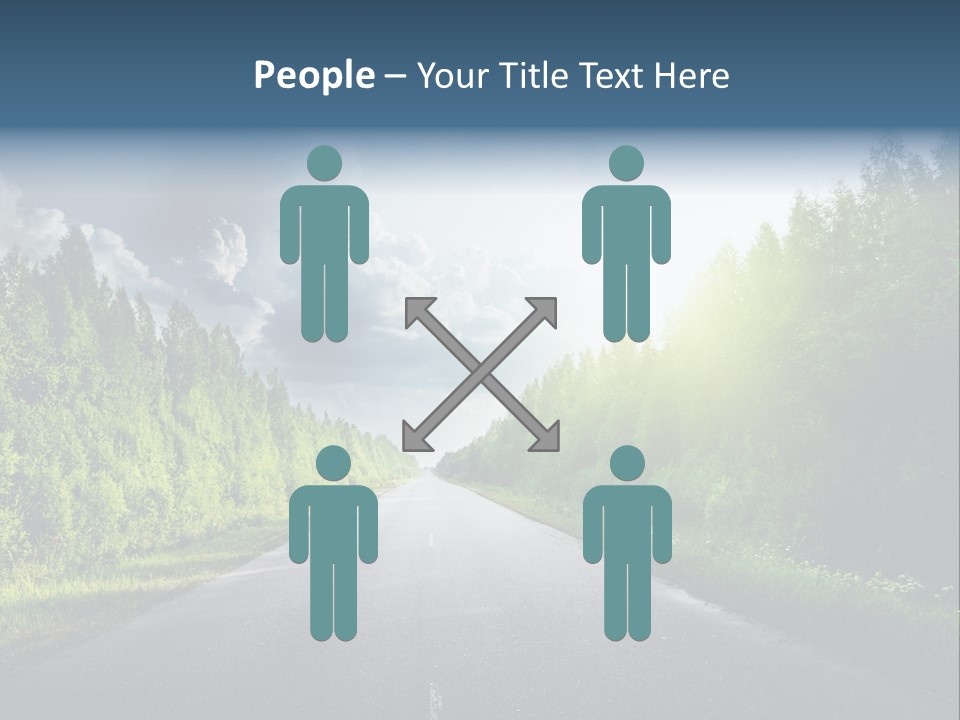 Transport Horizon Destination PowerPoint Template